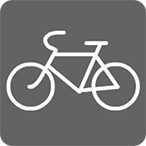 1.23.3 Велосипедная дорожка, полоса для велосипедов, велосипедная сторона велопешеходной дорожки